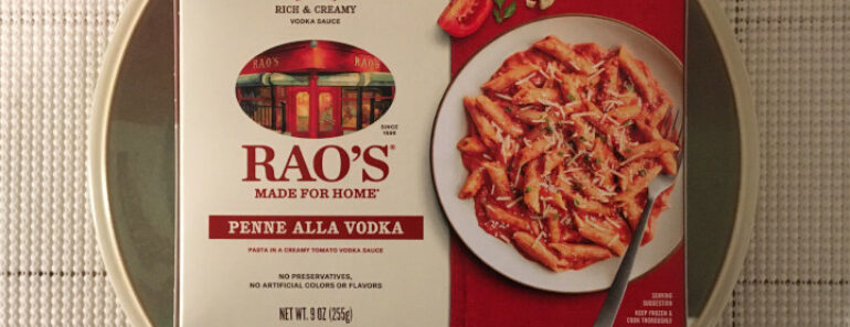 Rao’s Made for Home Penne Alla Vodka Review