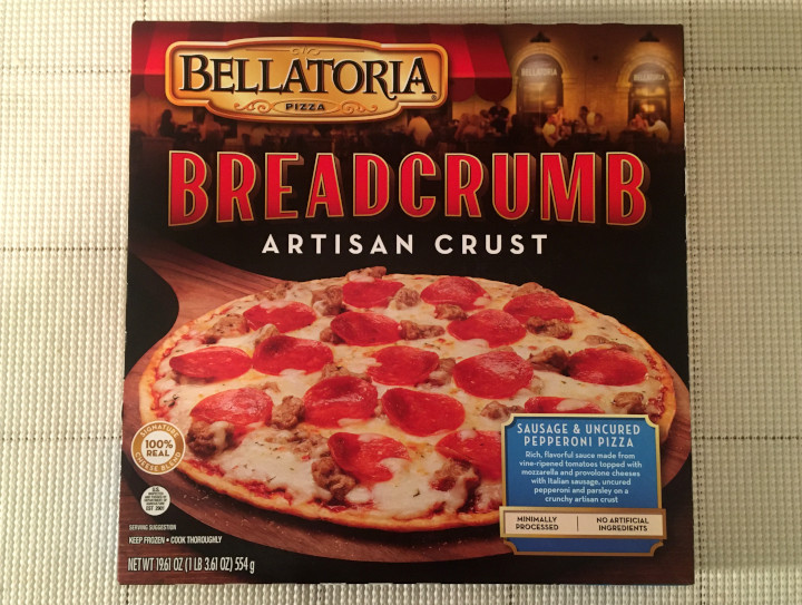 Bellatoria Breadcrumb Artisan Crust Sausage & Uncured Pepperoni Pizza