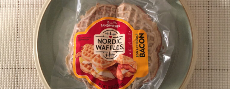 Nordic Waffles Bacon, Egg & Cheddar Waffle Sandwiches Review