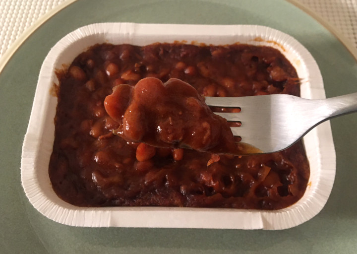 Captain Ken's Firehouse Baked Beans in BBQ Sauce with Smoked Pulled Pork and Red Peppers
