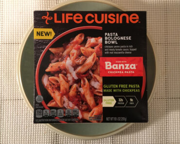 Life Cuisine Pasta Bolognese Bowl (Made with Banza Chickpea Pasta) Review