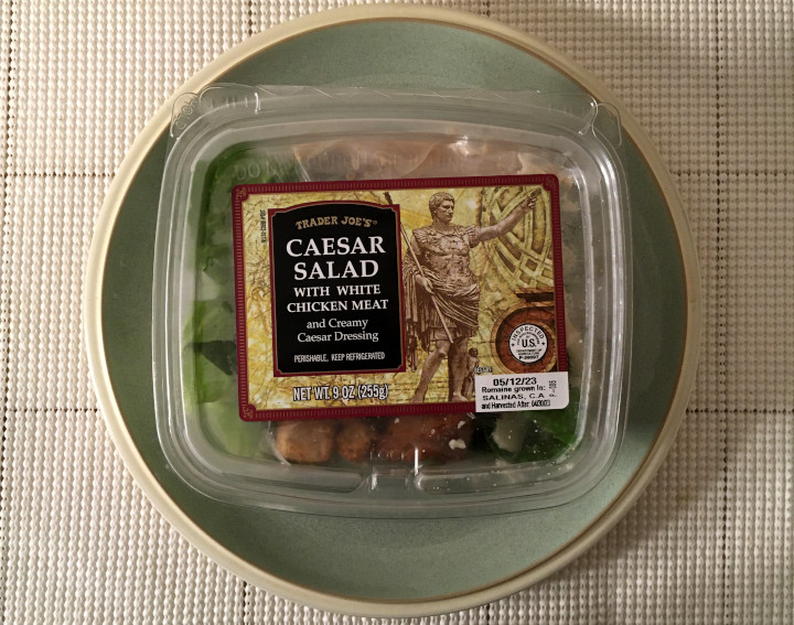 Trader Joe's Caesar Salad with White Chicken Meat
